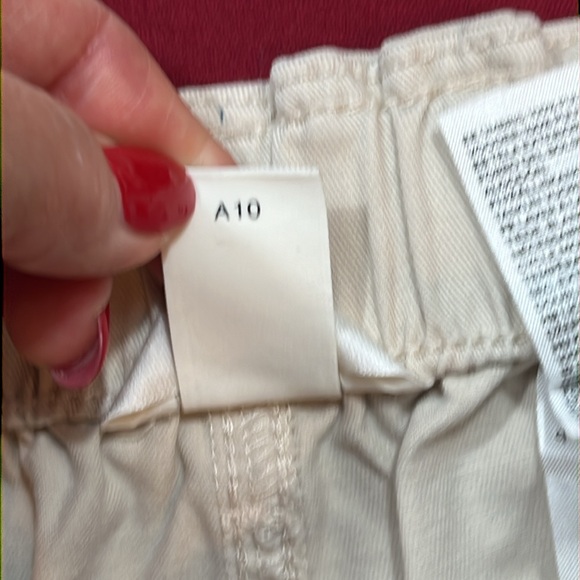 paper bag high waist tan Shorts S WHITE HALTER top tie neck CROPPED outfit SET - Picture 5 of 13